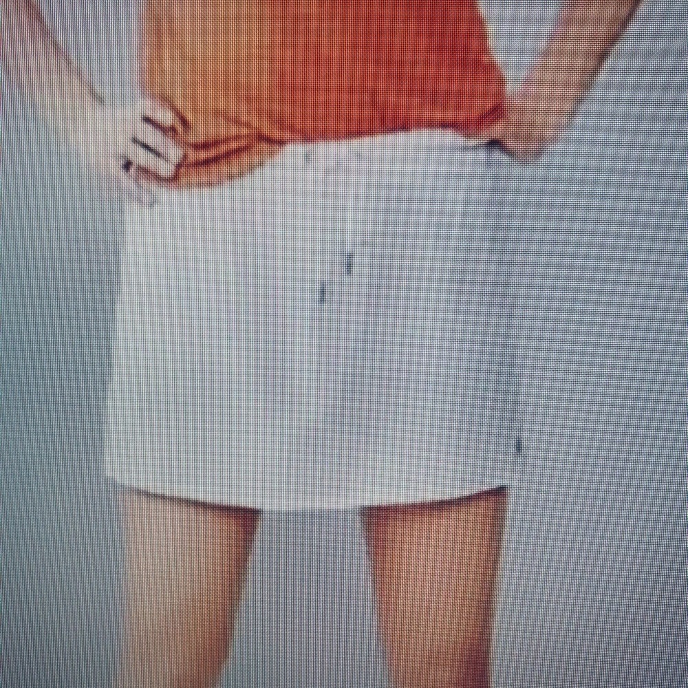 NWT GAPfit white tennis skirt size large